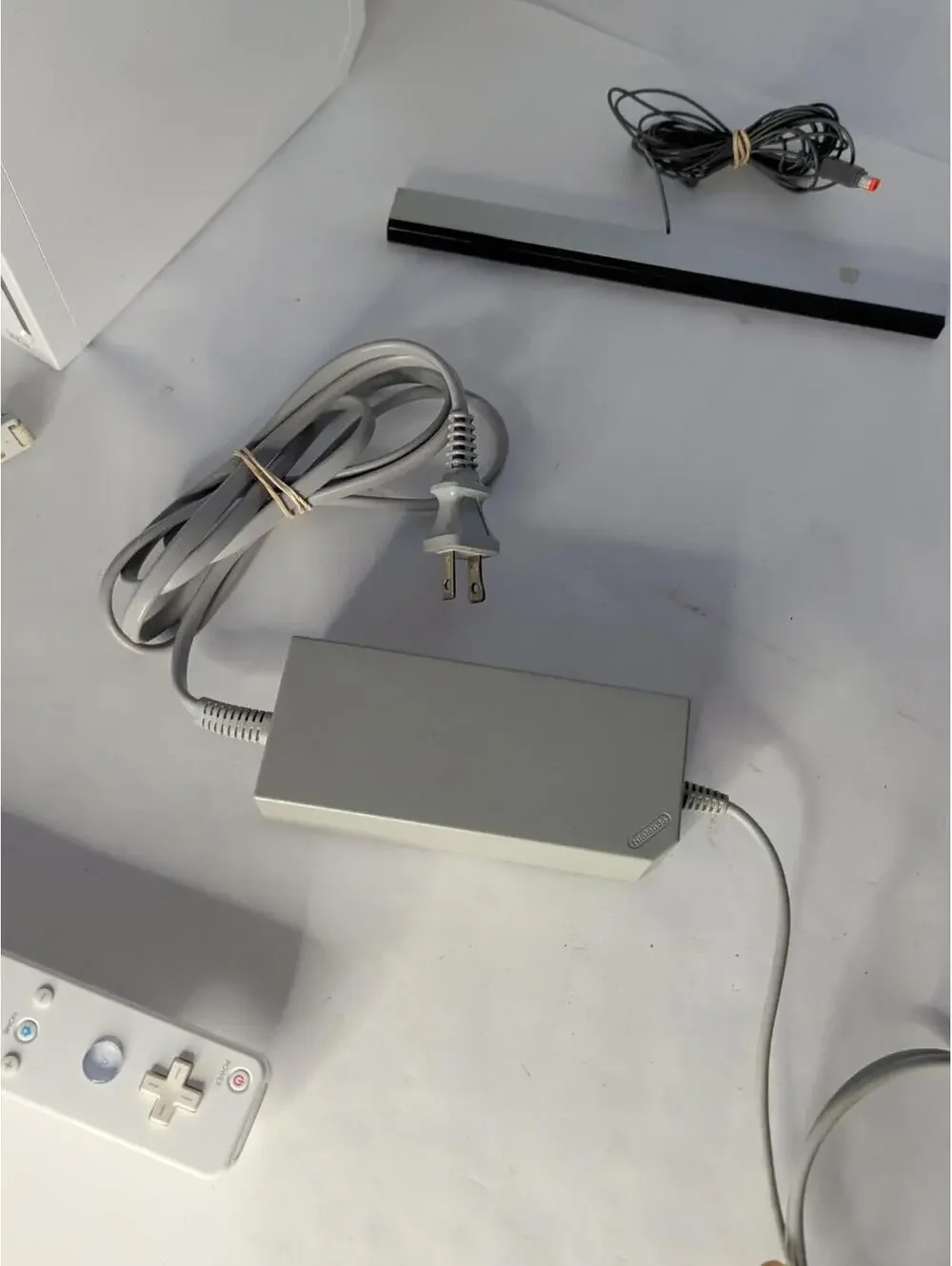 Nintendo Wii RVL-001 GameCube Compatible Console Wii Bundle (TESTED)‎ White Ver